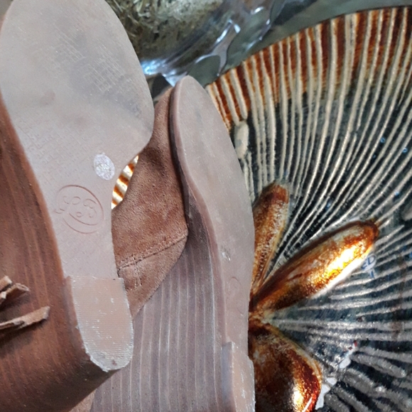 LUCKY BRAND YACHIN LEATHER SUEDE ANKLE BOOTS SZ6.5 - Picture 7 of 8